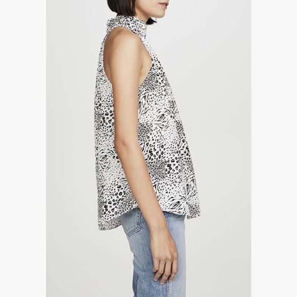 JOIE Erola Animal Print Halter Top - Picture 3 of 16